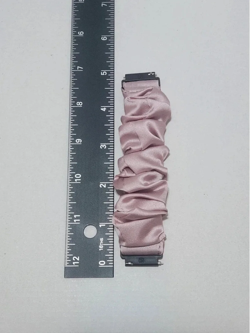 Scrunchies Watch Band for 20mm Compatible with Samsung7, 6, 5, 4 Color:LightPink